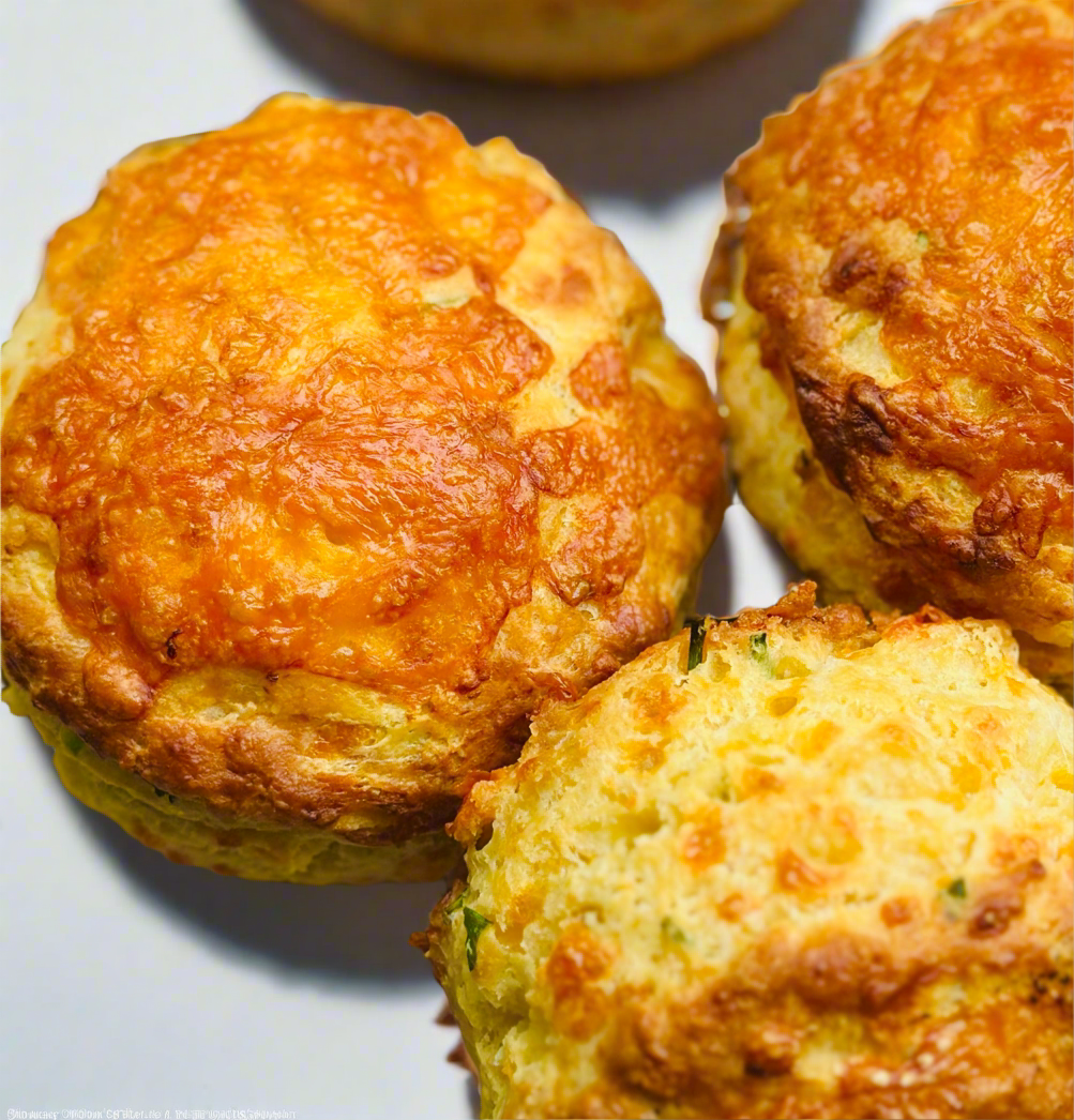 Artisan Gluten Free- Cheddar Cheese & Chive Biscuit (includes 6 per order)