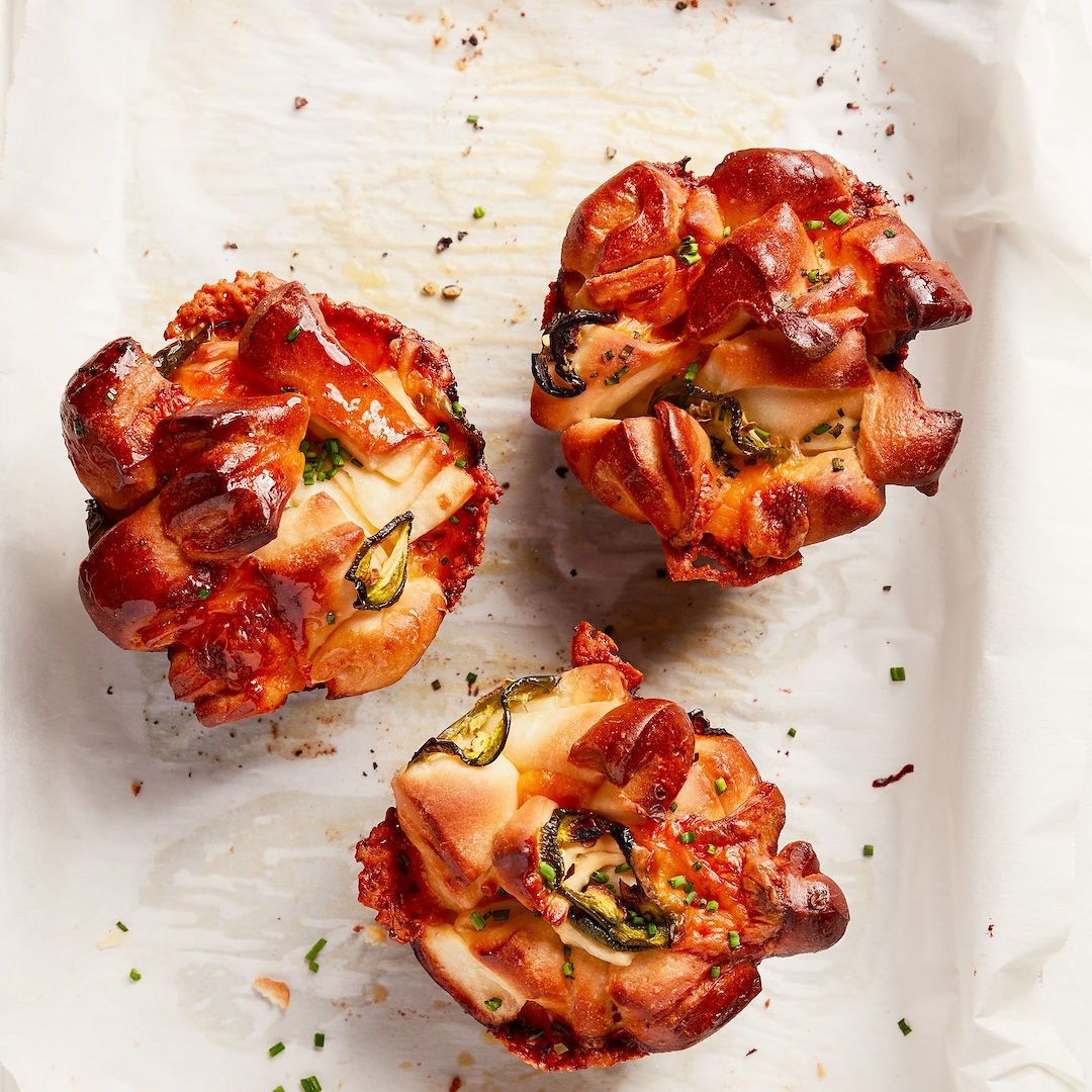 Croissant- Jalapeño, Cheddar, & Chive Cruffins (includes 3 per order)