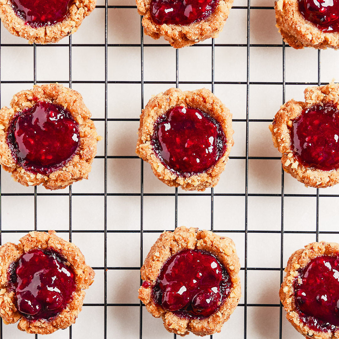 (Vegan & Gluten Free) Thumb Print Cookies(includes 1 dz. per order)