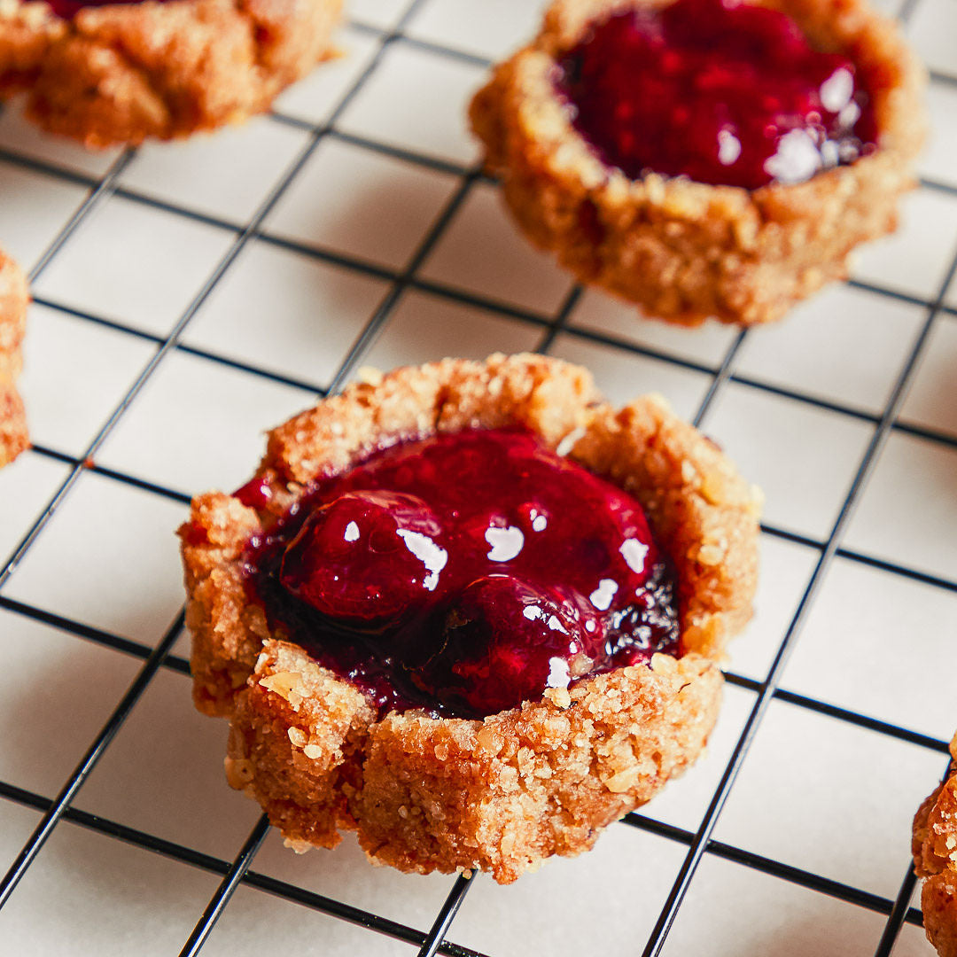 (Vegan & Gluten Free) Thumb Print Cookies(includes 1 dz. per order)
