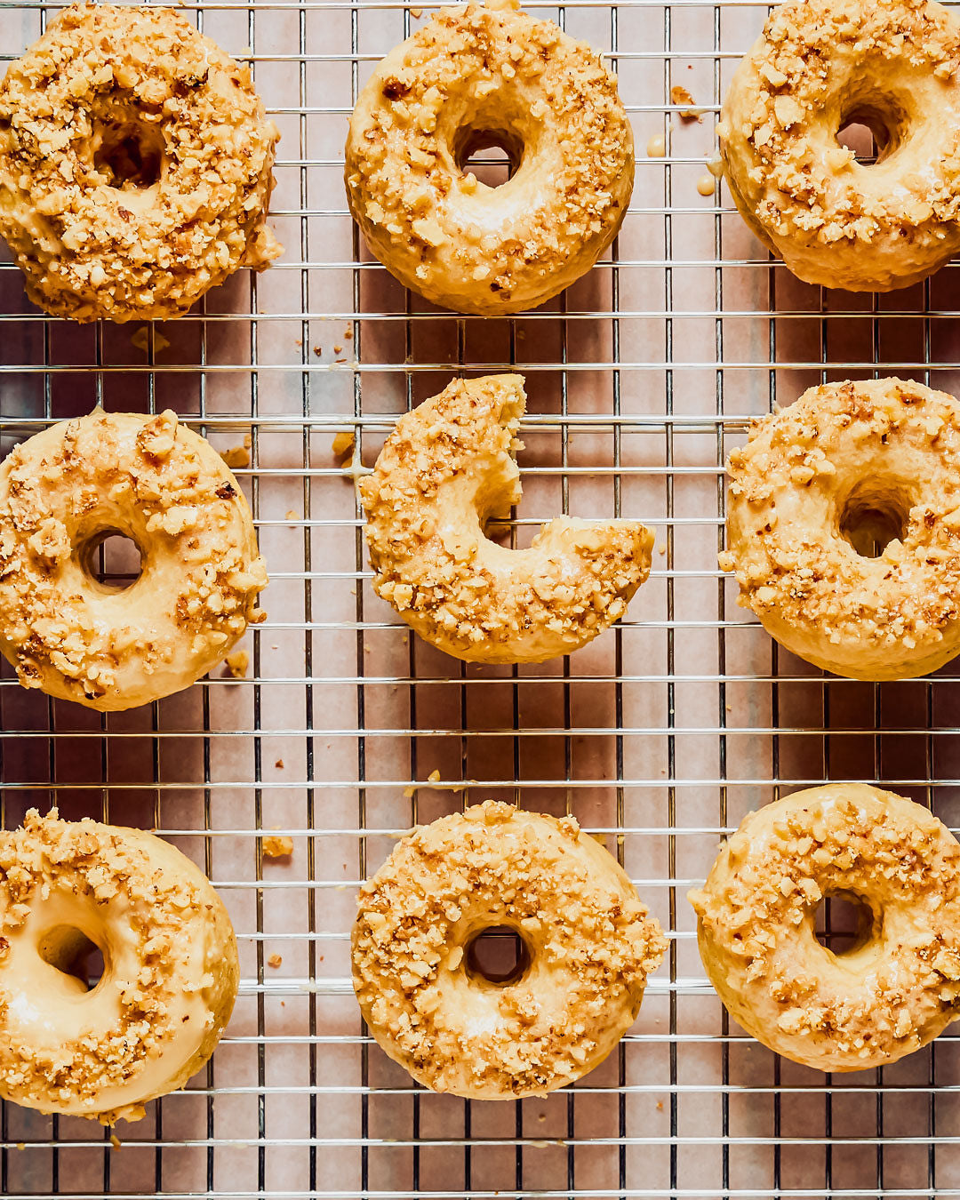 Baked Sourdough Donuts with a Walnut- Maple Glaze (includes 1 dz. per order)
