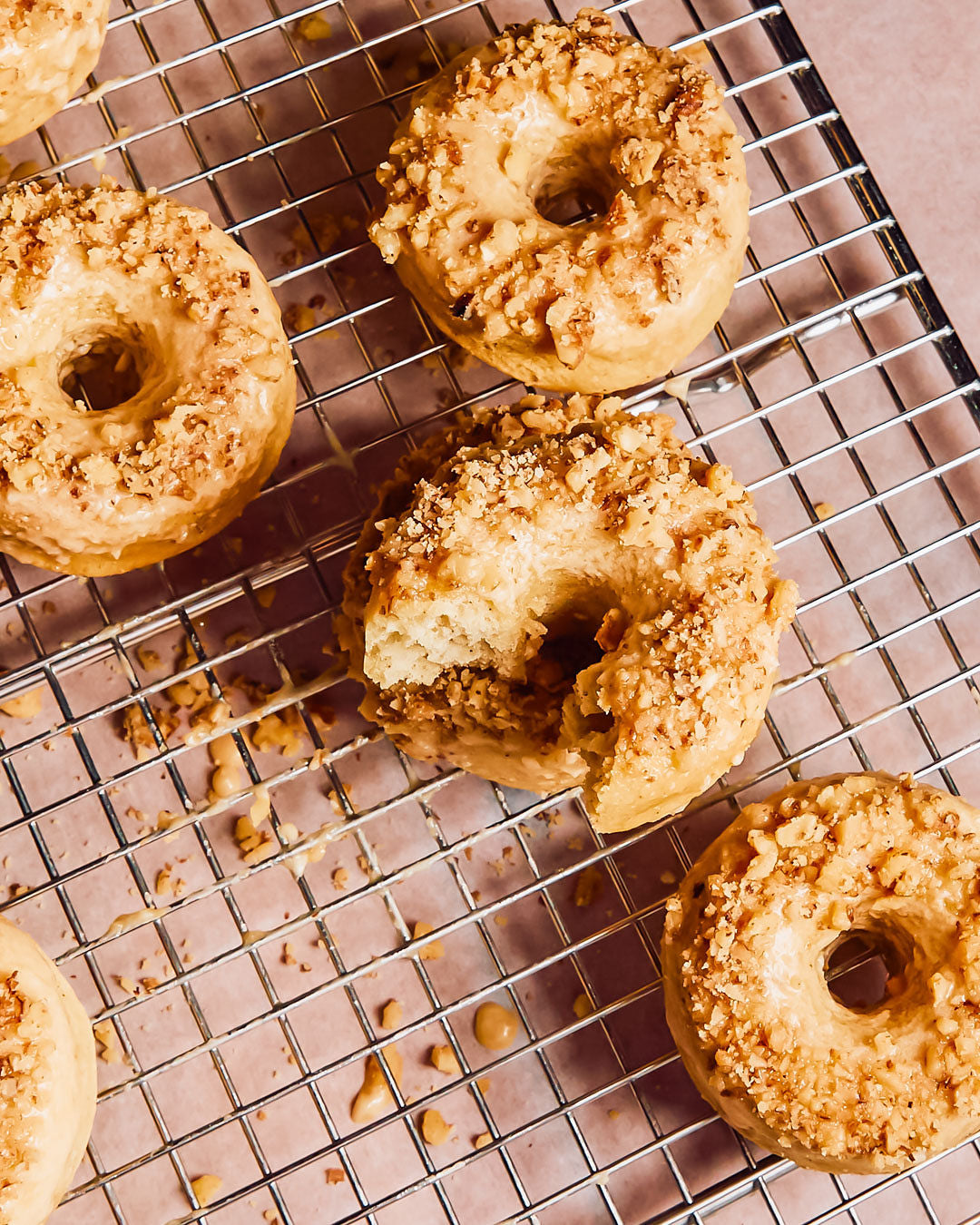 Baked Sourdough Donuts with a Walnut- Maple Glaze (includes 1 dz. per order)