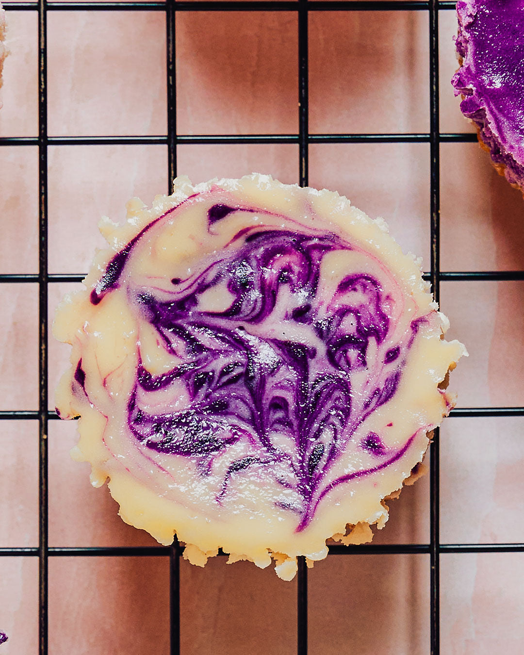 Bites- Ube Marbled Cheesecake (includes 6 per order)