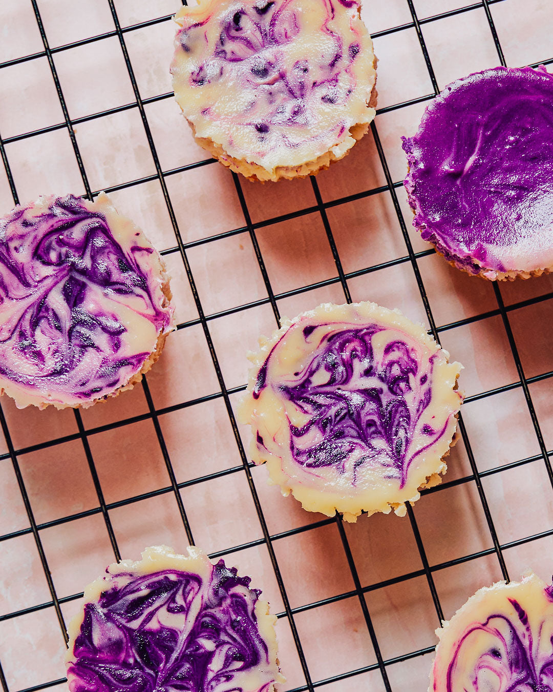 Bites- Ube Marbled Cheesecake (includes 6 per order)