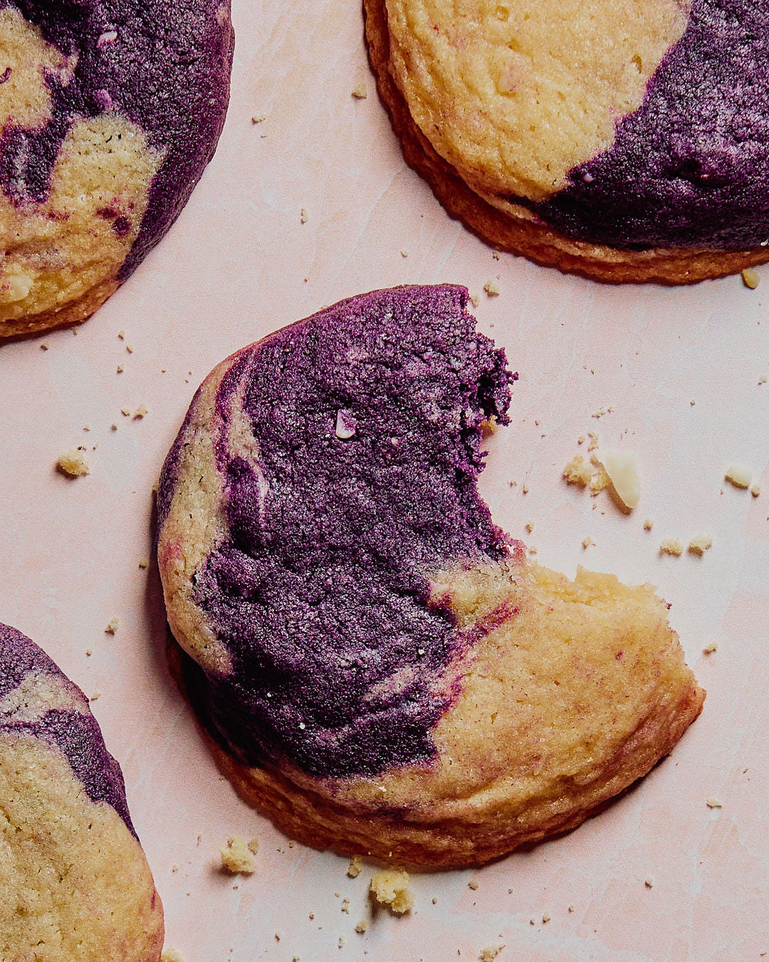 Cookies- Ube Marbled Macadamia Nut (includes 6 per order)