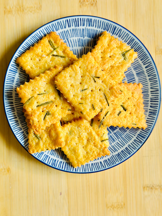 Artisan- Sourdough Cheddar & Herb Crackers (bulk order includes 3 bags)