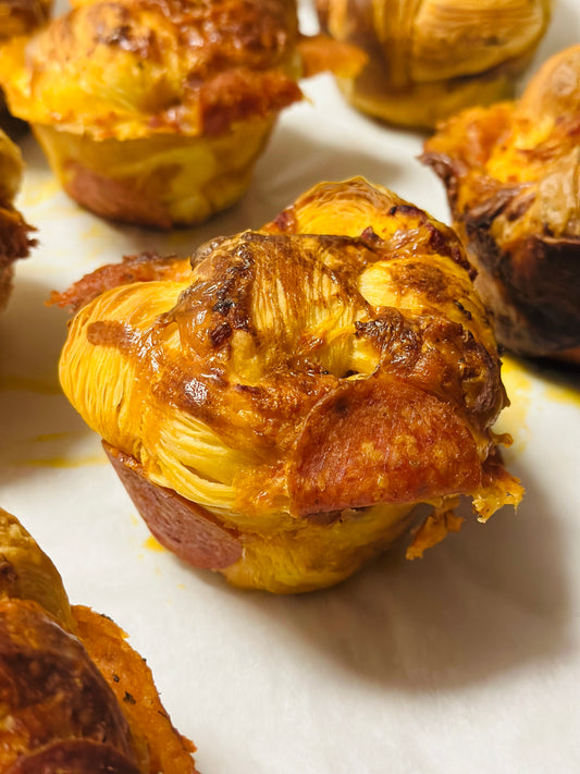 Croissant- Pepperoni Pizza Cruffin (includes 3 per order)