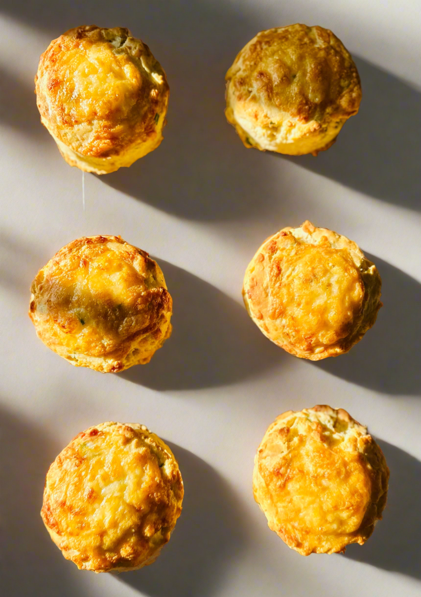 Artisan Gluten Free- Cheddar Cheese & Chive Biscuit (includes 6 per order)