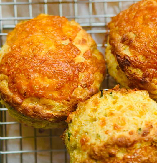 Artisan Gluten Free- Cheddar Cheese & Chive Biscuit (includes 6 per order)