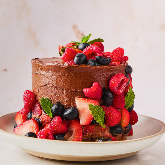 Decadent Chocolate Cake for Two