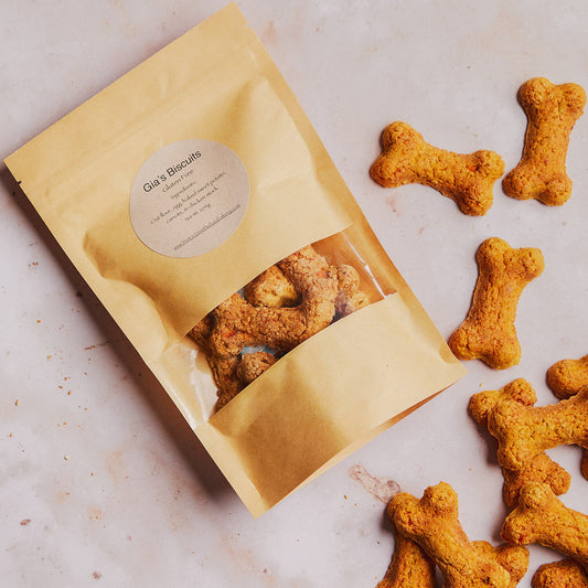 Dog Biscuits- Sweet Potato & Carrot (treat bags)