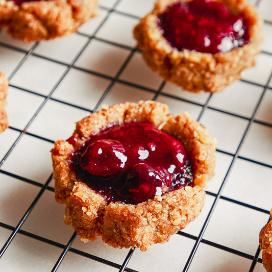 (Vegan & Gluten Free) Thumb Print Cookies(includes 1 dz. per order)