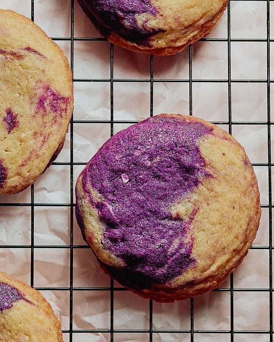 Cookies- Ube Marbled Macadamia Nut (includes 6 per order)